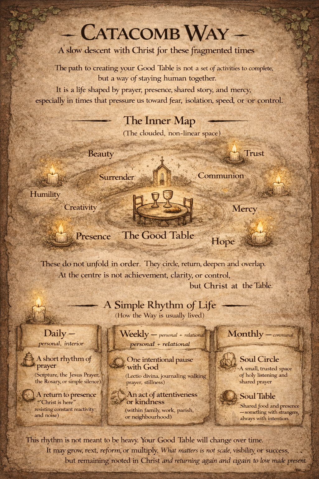 The Catacomb Way Map